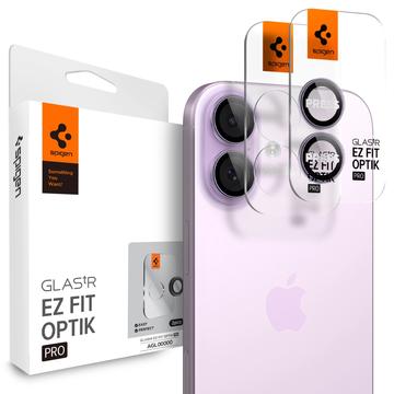 iPhone 16/16 Plus/17 Szkło Hartowane w Obiektywie Spigen Glas.tR Ez Fit Optik Pro - Fiolet