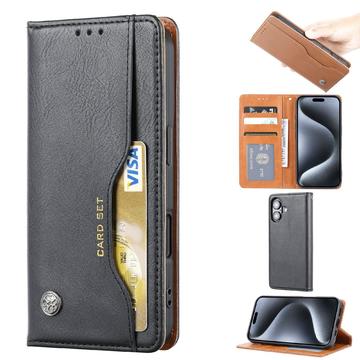 iPhone 16 Etui portfelowe na zestaw kart - czarne