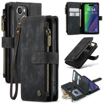 iPhone 16 Wielofunkcyjne Etui-Portfel Caseme C30 - Czarne