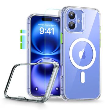 Zestaw iPhone 16 ESR HaloLock MagSafe Classic Pro - przezroczysty