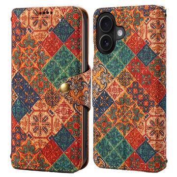 iPhone 16 Etui na Portfel na Cztery Pory Roku - Zima