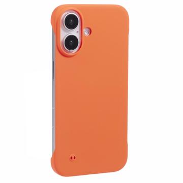 iPhone 16 Bezramkowe Plastikowe Etui - Pomarańcz