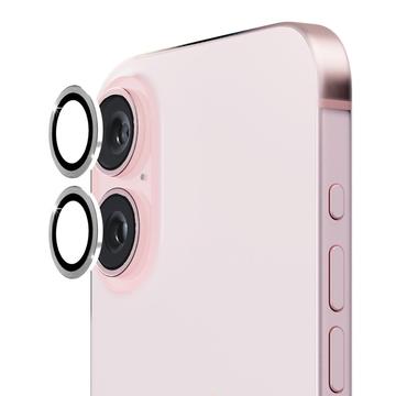 iPhone 16/16 Plus Szkło Hartowane w Obiektywie Hat Prince - Srebrny