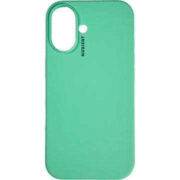 Etui silikonowe iPhone 16 Nudient Base - Miętowa Zieleń