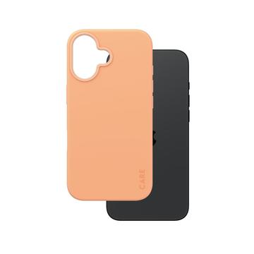 Etui PanzerGlass Care Fearlessly Fashionable na iPhone 16 - kompatybilne z MagSafe - Peachy