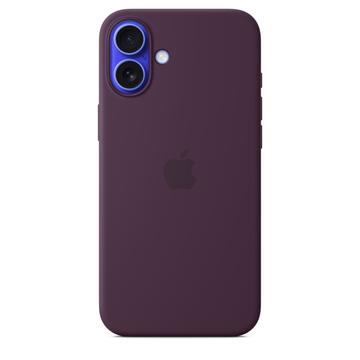 iPhone 16 Plus Apple Silikonowe Etui z MagSafe MYYD3ZM/A - Śliwka