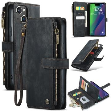 iPhone 16 Plus Wielofunkcyjne Etui-Portfel Caseme C30 - Czarne