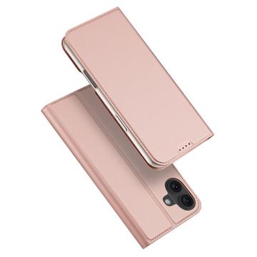 iPhone 16 Plus Etui z Klapką Dux Ducis Skin Pro - Róż