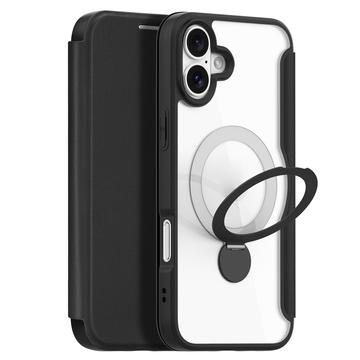 iPhone 16 Plus Dux Ducis Skin X Pro Etui z klapką magnetyczną - czarny