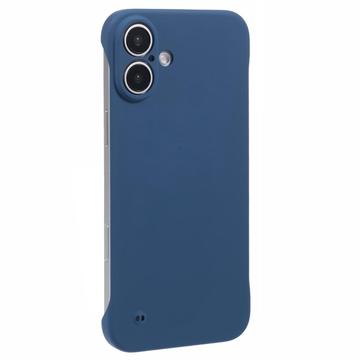 iPhone 16 Plus Bezramkowe Plastikowe Etui - Błękit