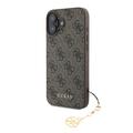 iPhone 16 Plus Hybrydowe Etui Guess 4G Charms Collection