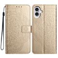 iPhone 16 Plus Etui z Portfelem z Serii Mandala