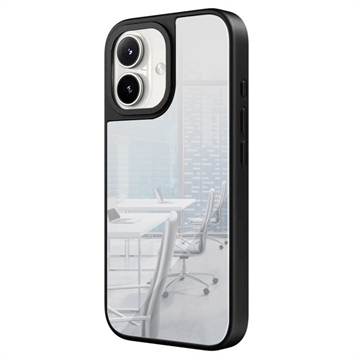 Lustrzane etui iPhone 16 Plus - kompatybilne z MagSafe - czarne