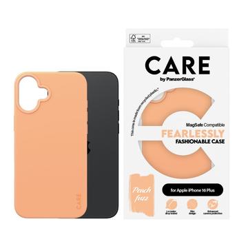 Etui PanzerGlass Care Fearlessly Fashionable na iPhone 16 Plus - kompatybilne z MagSafe - Peachy