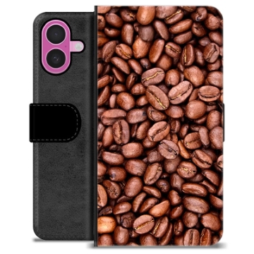 Etui Portfel Premium - iPhone 16 Plus - Ziarna Kawy