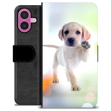 Etui Portfel Premium - iPhone 16 Plus - Piesek