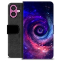 Etui Portfel Premium - iPhone 16 Plus - Galaktyka