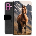 Etui Portfel Premium - iPhone 16 Plus - Koń