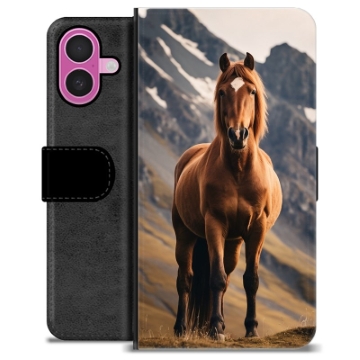 Etui Portfel Premium - iPhone 16 Plus - Koń