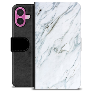 Etui Portfel Premium - iPhone 16 Plus - Marmur