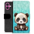 Etui Portfel Premium - iPhone 16 Plus - Panda