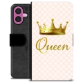 Etui Portfel Premium - iPhone 16 Plus - Królowa
