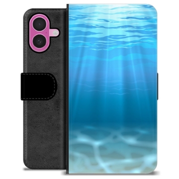 Etui Portfel Premium - iPhone 16 Plus - Morze