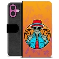 Etui Portfel Premium - iPhone 16 Plus - Letnie Szkielet