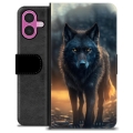 Etui Portfel Premium - iPhone 16 Plus - Wilk