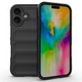 iPhone 16 Plus Etui z TPU Rugged - Czerń