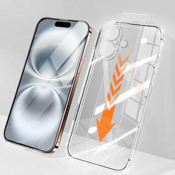 Zestaw ochronny iPhone 16 Plus Rurihai 2 w 1 - przezroczysty