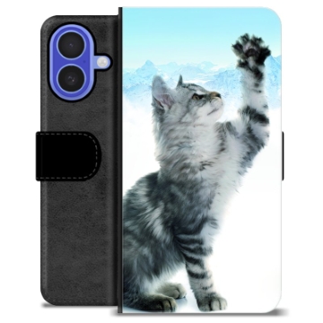 Etui Portfel Premium - iPhone 16 - Kot