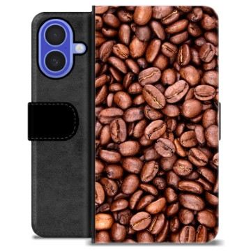 Etui Portfel Premium - iPhone 16 - Ziarna Kawy