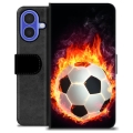 Etui Portfel Premium - iPhone 16 - Piłka w Ogniu