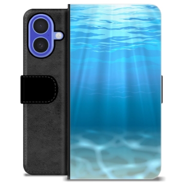 Etui Portfel Premium - iPhone 16 - Morze