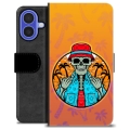 Etui Portfel Premium - iPhone 16 - Letnie Szkielet