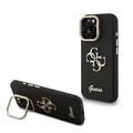 iPhone 16 Pro Guess Grained 4G Logo Obudowa statywu do aparatu fotograficznego