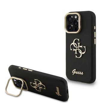 iPhone 16 Pro Guess Grained 4G Logo Obudowa statywu do aparatu fotograficznego