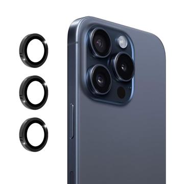 iPhone 16 Pro/16 Pro Max Szkło Hartowane w Obiektywie Hat Prince - Czerń