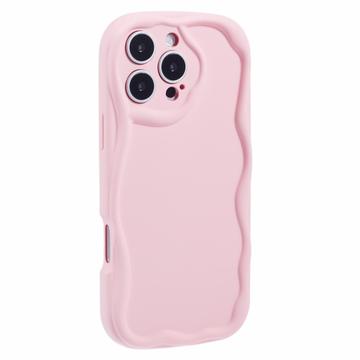 Etui TPU iPhone 16 Pro Max Candy Color Wavy - różowy