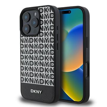 iPhone 16 Pro Max Etui DKNY Repeat Pattern Bottom Stripe - kompatybilne z MagSafe