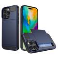 iPhone 16 Pro Max Etui Hybrydowe z Uchwytem na Kartę