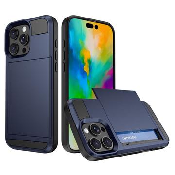 iPhone 16 Pro Max Etui Hybrydowe z Uchwytem na Kartę