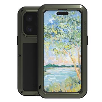 iPhone 16 Pro Max Hybrydowe Etui Love Mei Powerful - Zieleń