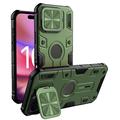 iPhone 16 Pro Max Nillkin CamShield Armor Prop Etui hybrydowa - kompatybilny z MagSafe - zielony