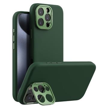 iPhone 16 Pro Max Nillkin LensWing Pro Etui z płynnego silikonu - kompatybilny z MagSafe - zielony