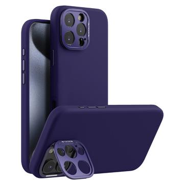 iPhone 16 Pro Max Nillkin LensWing Pro Etui z płynnego silikonu - kompatybilny z MagSafe - fioletowy