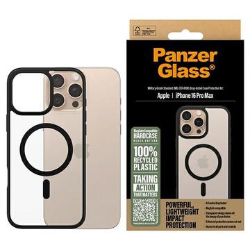 Etui kompatybilne z MagSafe iPhone 16 Pro Max PanzerGlass HardCase - Czerń / Transparentny