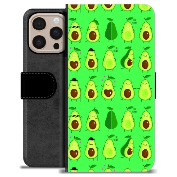 Etui Portfel Premium - iPhone 16 Pro Max - Wzór Awokado