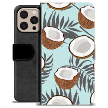 Etui Portfel Premium - iPhone 16 Pro Max - Kokos